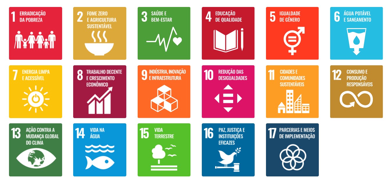 Os 17 Objetivos de Desenvolvimento Sustentável da Agenda 2030